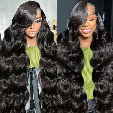 MiNice 300% Density 13x4 Lace Front Super-dense Wigs Virgin Human Hair