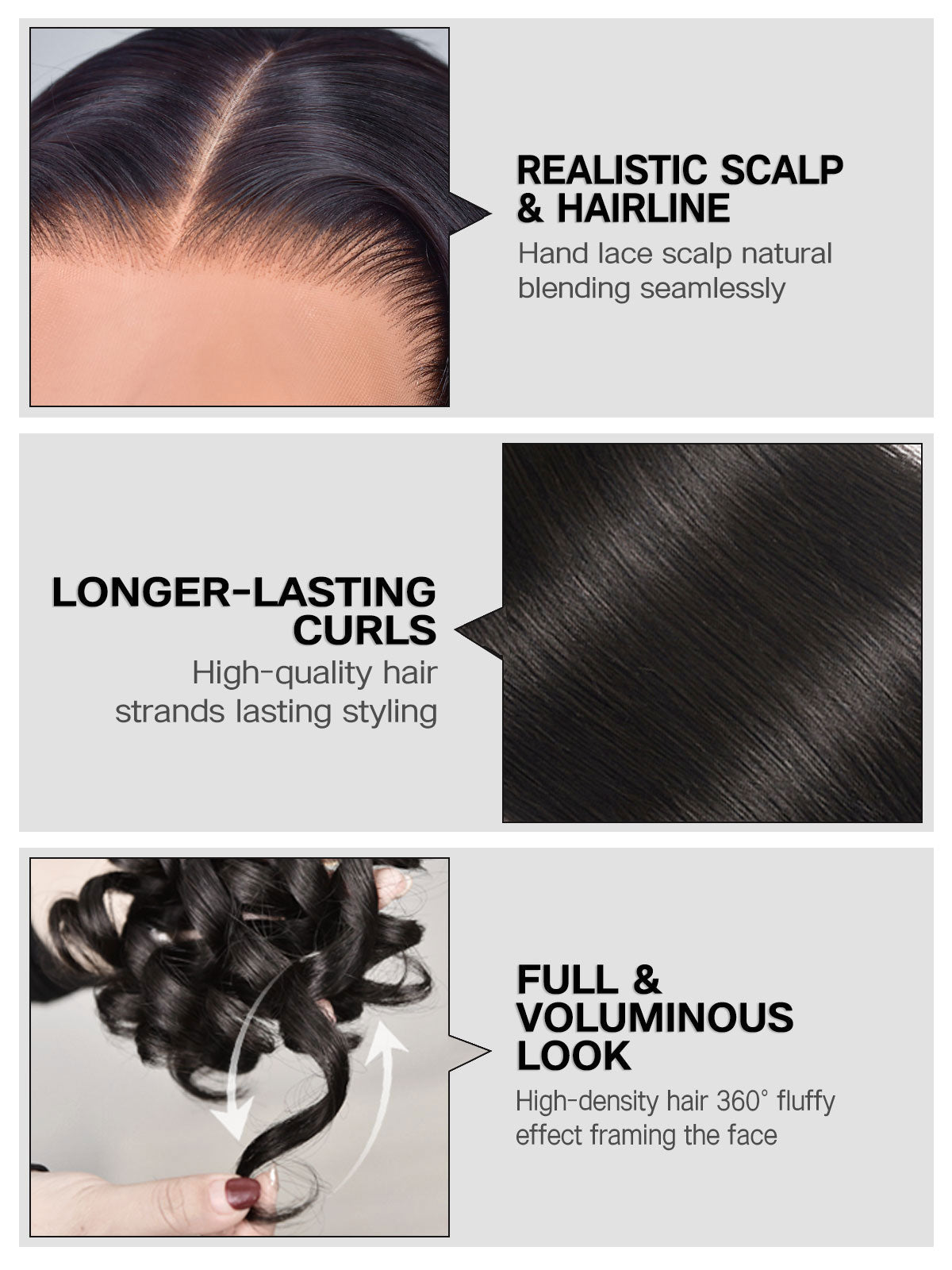 Minice BaBa Curl Wig Salon-Quality Swiss HD Lace Front Wigs Funmi Wand Curl Wigs With Wavy Ends Wig