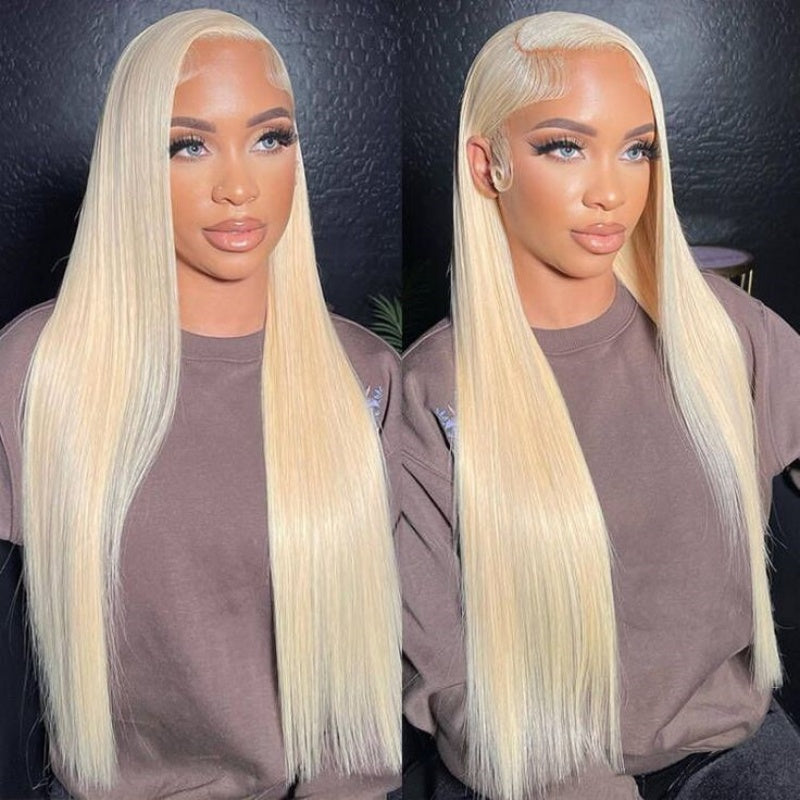 Minice 13x4 Lace Front Wig Straight Blonde 613 Human Hair Wigs For Women Cosplay Hair Pre Plucked