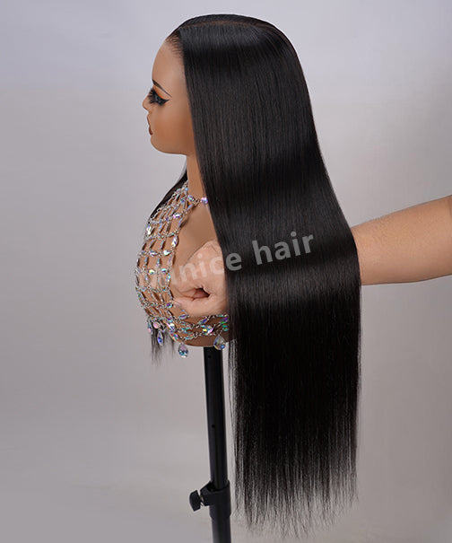 BOGO Minice Buy Straight Glueless Wig Get Pre-Braided 4/27 Water Wave Wig Free- super