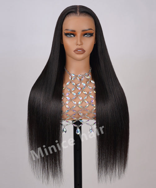 BOGO Minice Buy Straight Glueless Wig Get Pre-Braided 4/27 Water Wave Wig Free- super