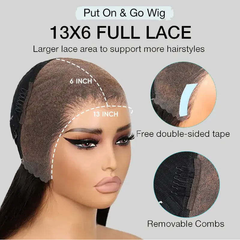Minice Water Wave Pre-Braiding Bob Wig 13x6 Glueless Wigs Mini Knot Pre-Cut Lace Human Hair Wig