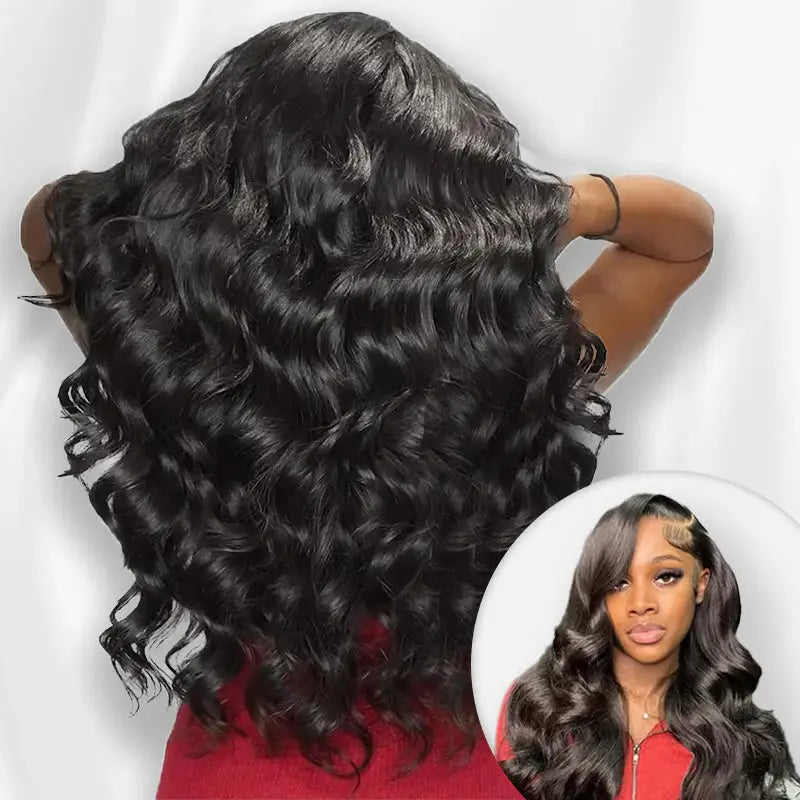 Minice 300% Density Body Wave Transparent Lace Front Wigs Virgin Human Hair 13x4/7x5/6x4 Frontal Lace Wig For Women
