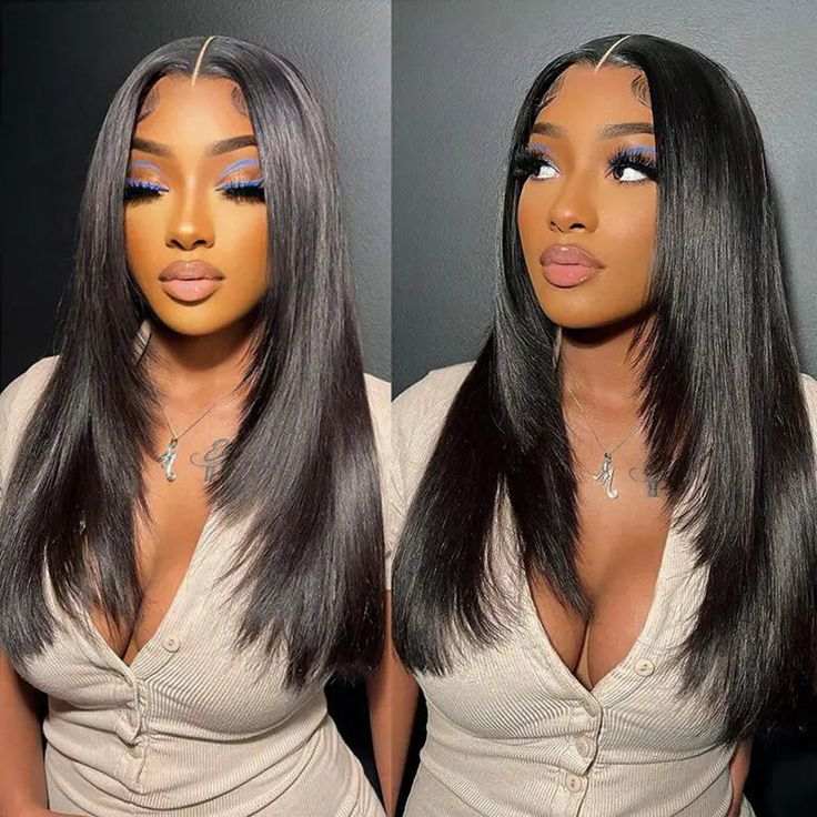 Minice Trendy Layered Cut Butterfly Haircut Pre-plucked 6x6/7x5 Closure Glueless Lace Wig 100% Human Hair