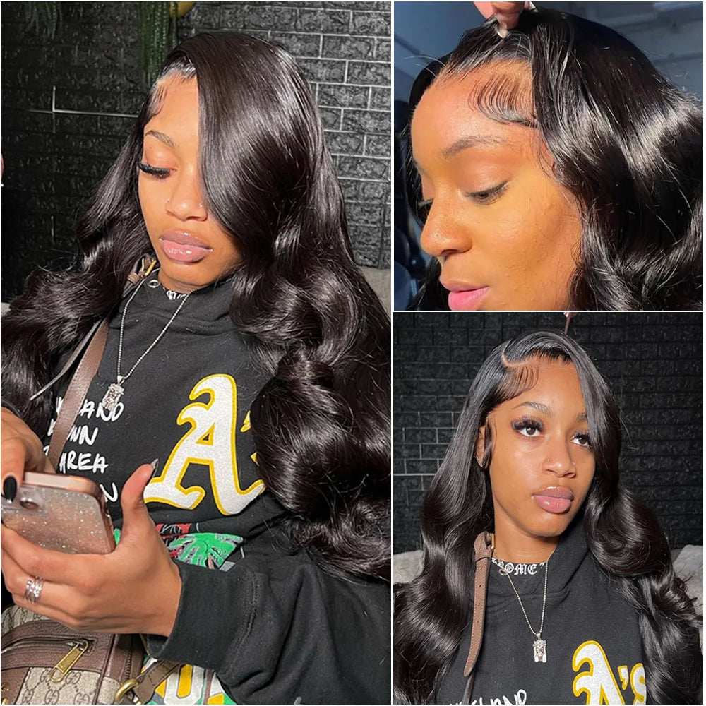 30"=$198 Minice Body Wave 13X4 Lace Front Wig 100% Real Human Hair HD Transparent Lace Wigs For Women Pre Plucked Super Sale
