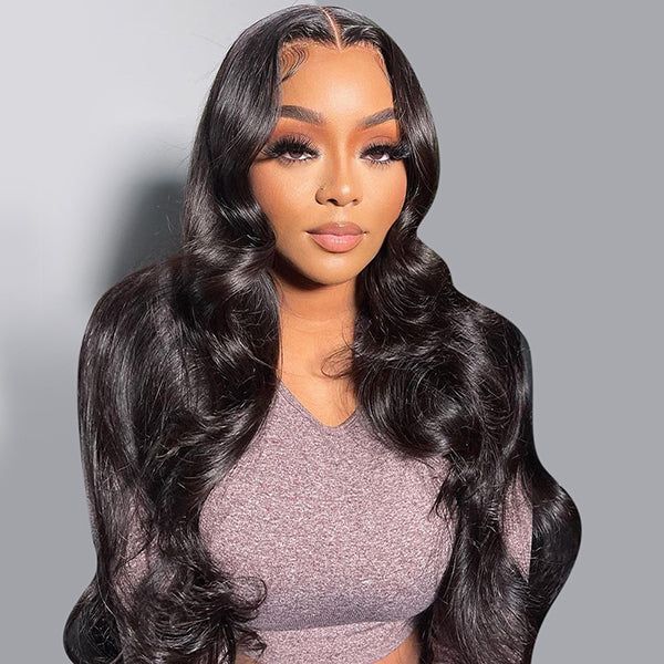 Minice Pre-Cut Lace Body Wave 6x4.6 Glueless HD Lace Wigs Body Wave Human Hair