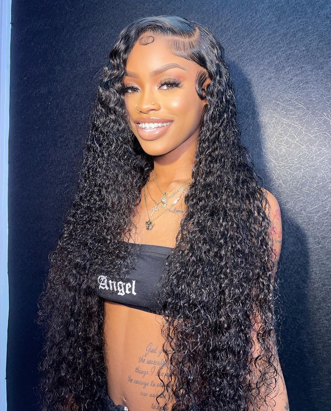 Minice Loose Deep Wave Lace Wig 13x6 HD Lace Frontal Wigs Human Hair