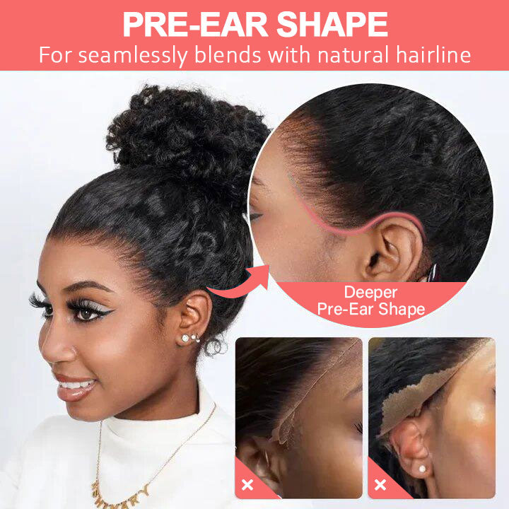 Minice Hair P4/27 highlight Invisible Strap 360 Lace drawstring Bleached Knot Pre-Cut Lace Optional