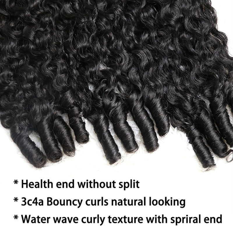 Burmese Curly 13X4/13X6 Lace Frontal Wigs with Spriral Curls HD Transparent Human Hair