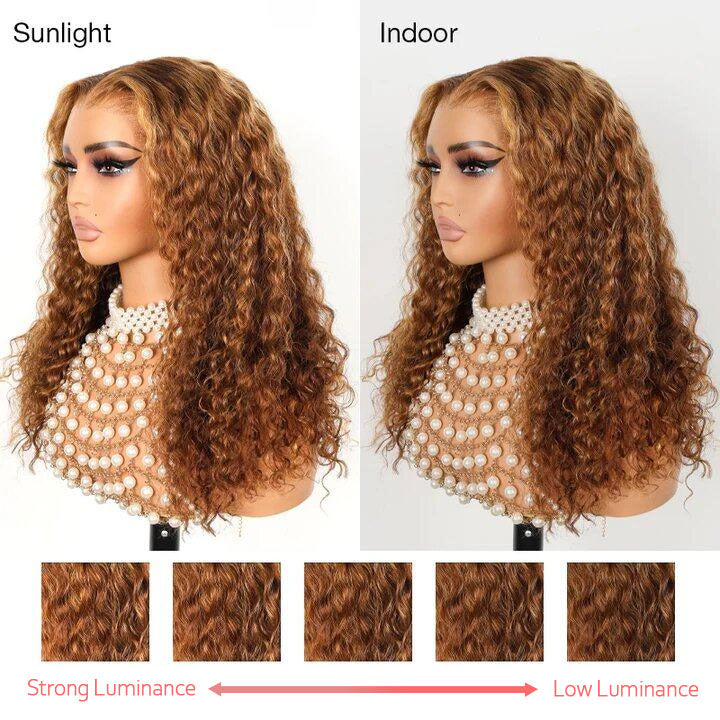 Minice Hair P4/27 highlight Invisible Strap 360 Lace drawstring Bleached Knot Pre-Cut Lace Optional