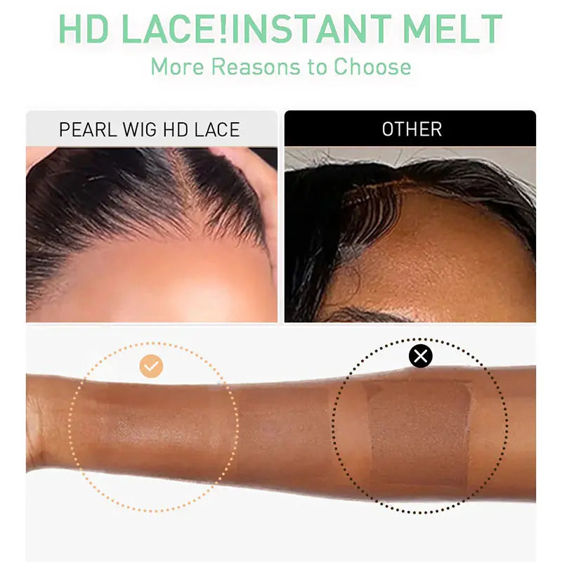 Minice Straight Bob 6X6 Invisible Knot Pre-Cut Lace Glueless Wig