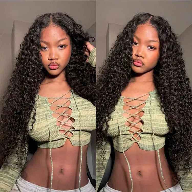 Code:M100F | Minice 6X6 Lace Wear Go Glueless Water Wave Human Hair Wigs | Super Sale