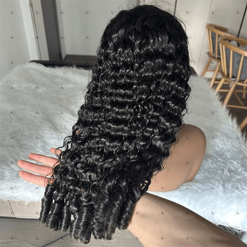 Burmese Curly 13X4/13X6 Lace Frontal Wigs with Spriral Curls HD Transparent Human Hair