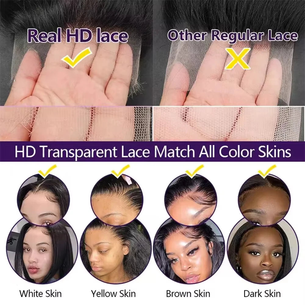 30"=$198 Minice Body Wave 13X4 Lace Front Wig 100% Real Human Hair HD Transparent Lace Wigs For Women Pre Plucked Super Sale
