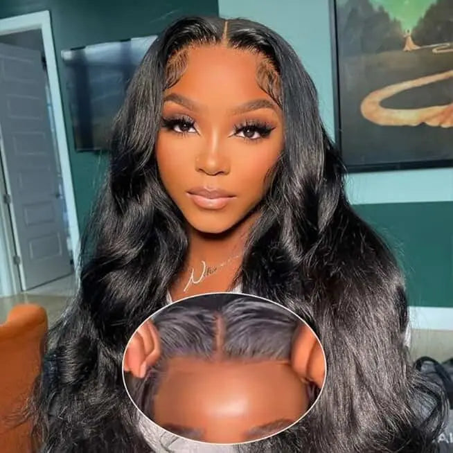 Minice Ready To Go Glueless Body Wave 13X4 Pre-cut Lace Pre-plucked Pre-bleached Wig