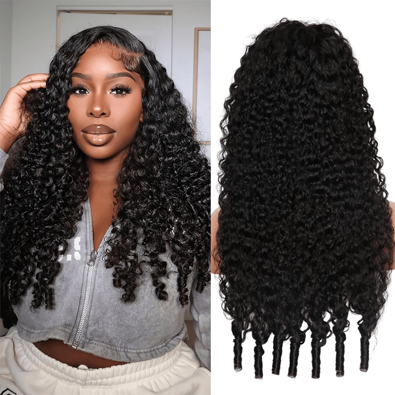 Burmese Curly 13X4/13X6 Lace Frontal Wigs with Spriral Curls HD Transparent Human Hair