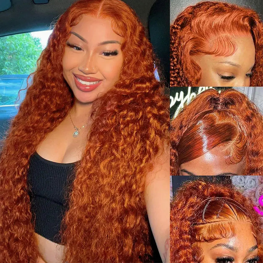 Code:M100F| Minice Water Wave 13X4 Lace Front Wig