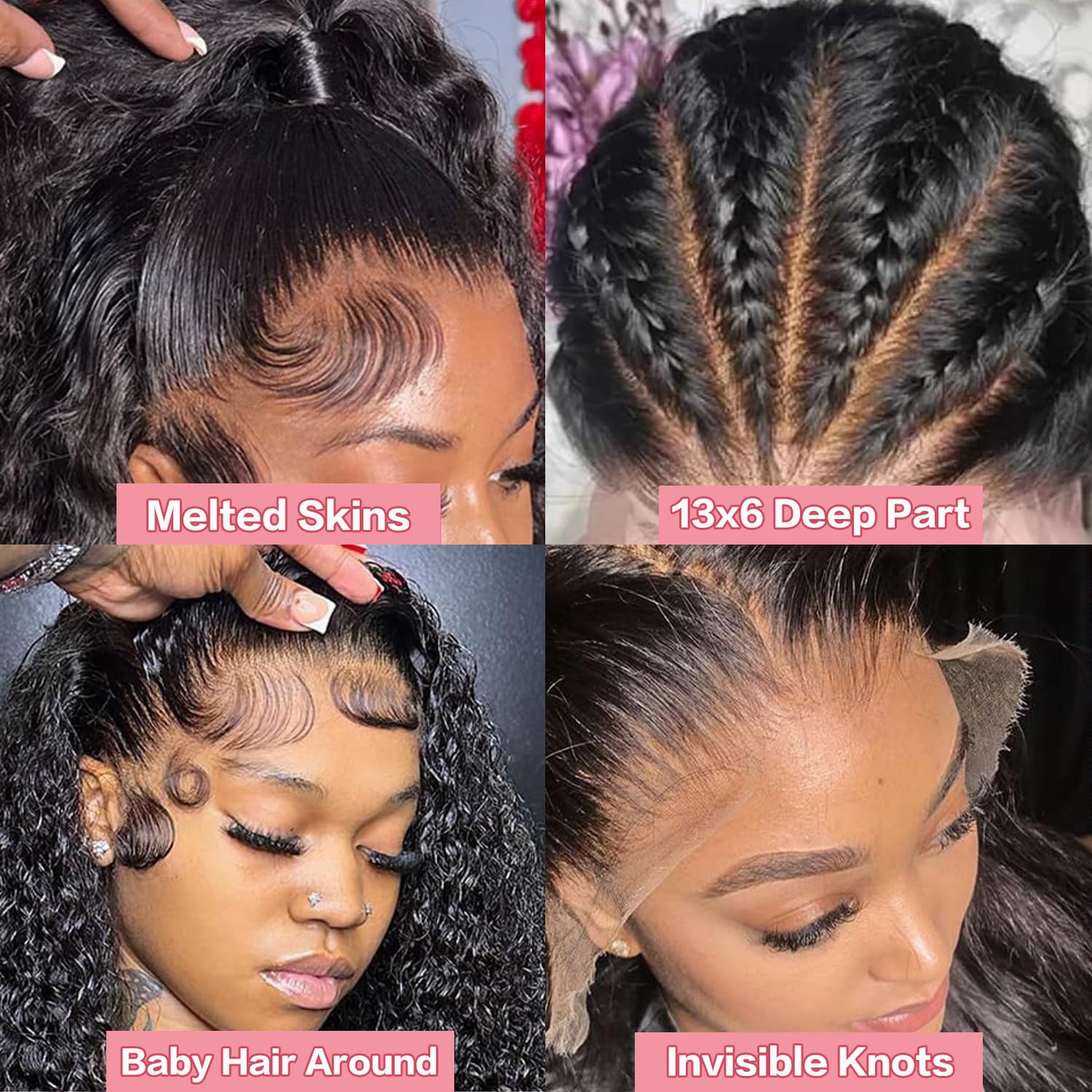 Burmese Curly 13X4 Lace Frontal Wigs with Spriral Curls HD Transparent Human Hair