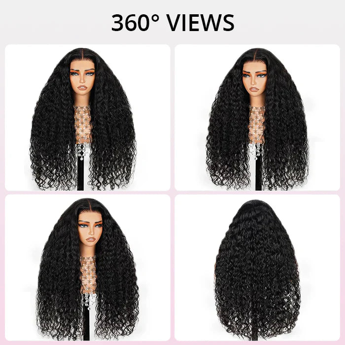 Minice 300% Density Spanish Curly 13X4 Lace Front Wig Virgin Human Hair Pre Plucked HD Lace Wigs