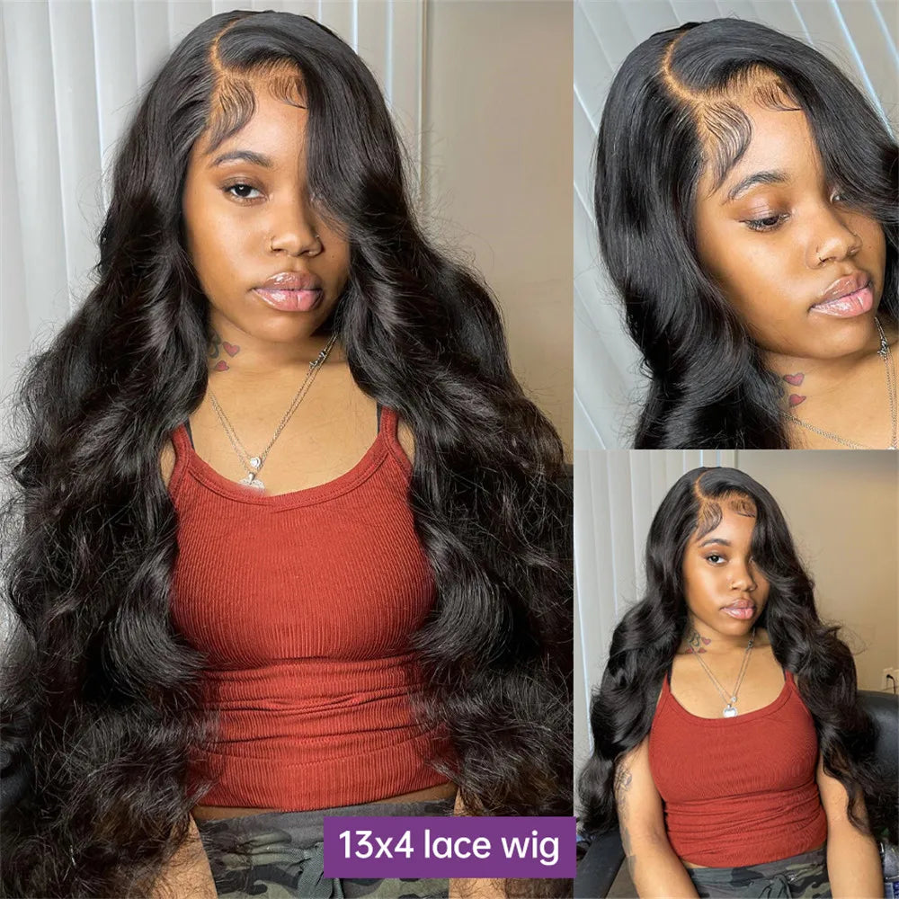 30"=$198 Minice Body Wave 13X4 Lace Front Wig 100% Real Human Hair HD Transparent Lace Wigs For Women Pre Plucked Super Sale