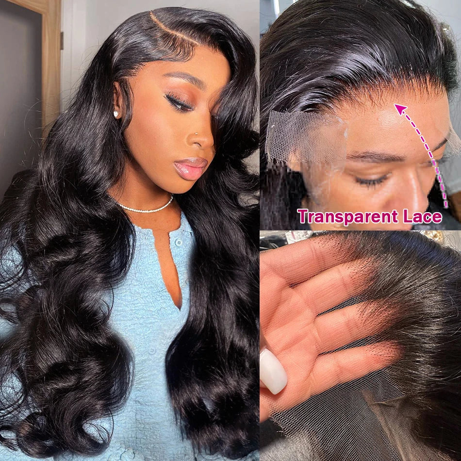 30"=$198 Minice Body Wave 13X4 Lace Front Wig 100% Real Human Hair HD Transparent Lace Wigs For Women Pre Plucked Super Sale