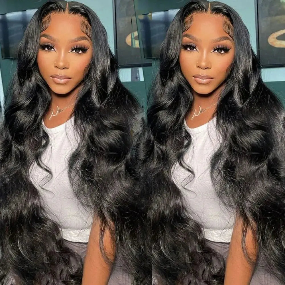 Minice 300% Density Body Wave Transparent Lace Front Wigs Virgin Human Hair 13x4/7x5/6x4 Frontal Lace Wig For Women