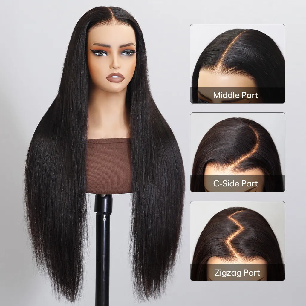 30"=$198 Minice Bone Straight Lace Front Wig 100% Real Human Hair HD Transparent Lace For Women Pre Plucked Super Sale