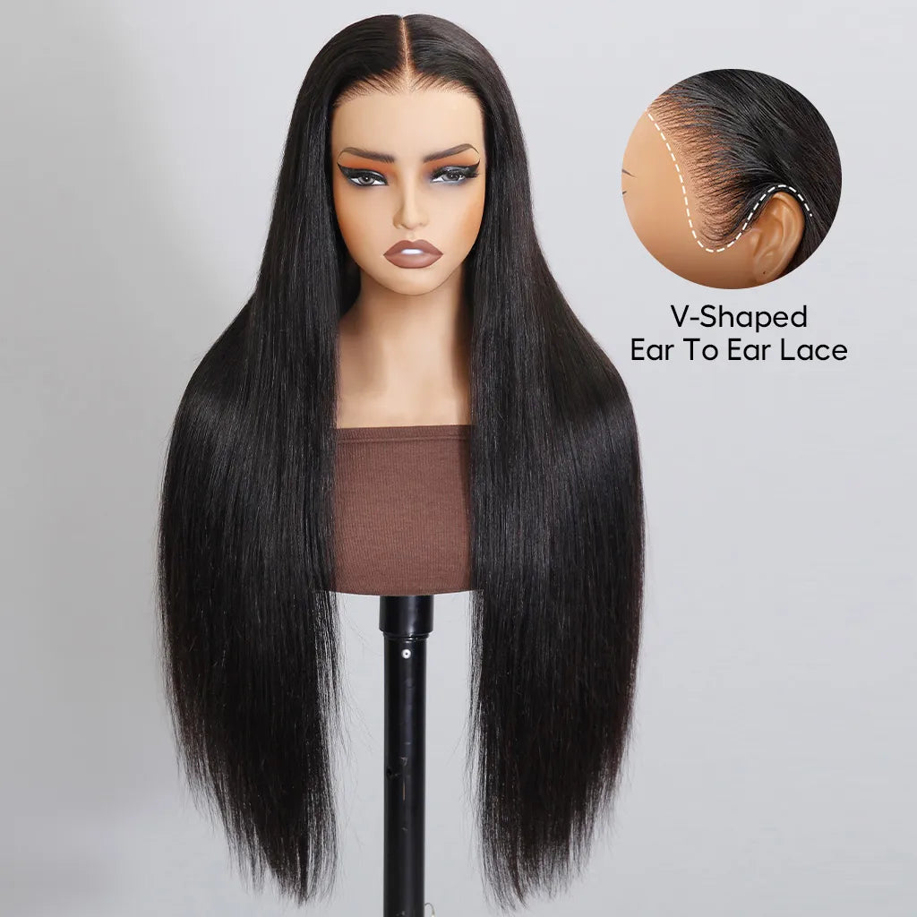 30"=$198 Minice Bone Straight Lace Front Wig 100% Real Human Hair HD Transparent Lace For Women Pre Plucked Super Sale