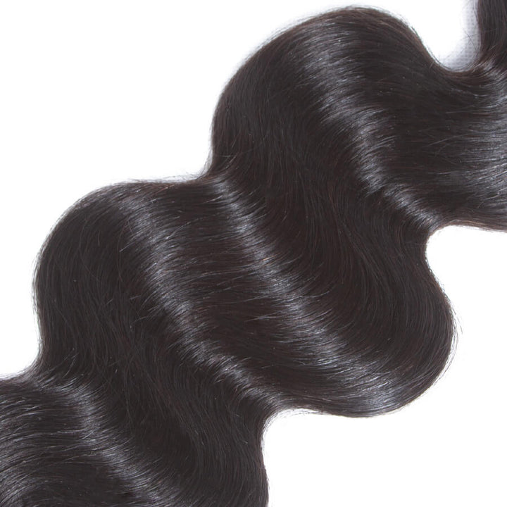 3 Bundles Natural Black Body Wave Human Hair Wigs-Minice