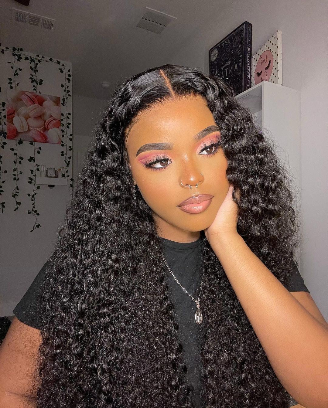 Minice Glueless Wigs 6x5 Water Wave Pre-Cut Lace