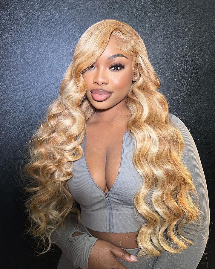Minice Blonde 613 Body Wave 13x4 Pre-Bleached Pre-Plucked