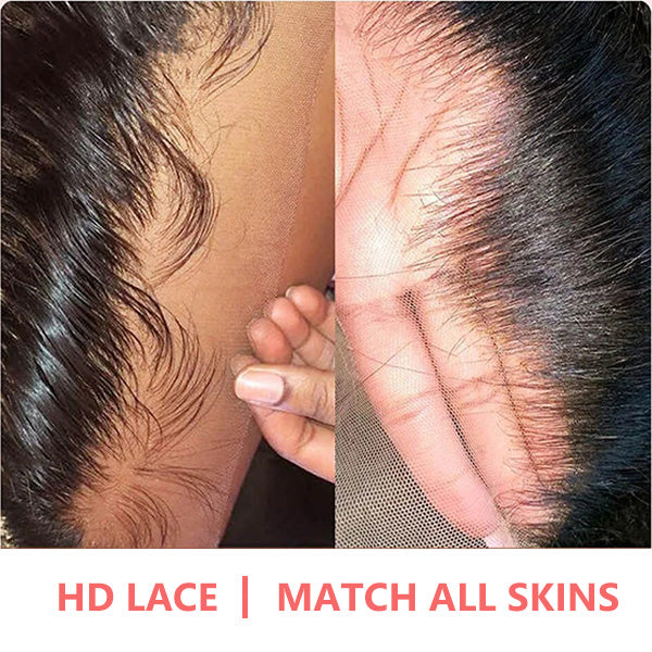 MiNice P2/30 blonde Highlight Colored Human Hair Pre-everything Adjustable 13x4 HD Lace Wigs