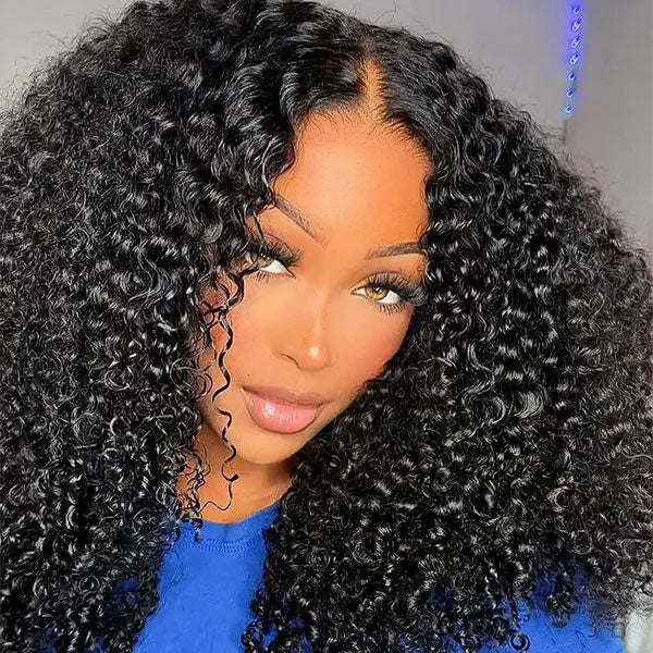 Code: M100F| U/V Part Glueless Wig No Leave Out Quick & Easy Affordable Human Hair Wigs Super Sale