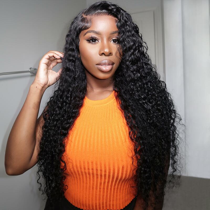 Code:M100F | Minice 6X6 Lace Wear Go Glueless Water Wave Human Hair Wigs | Super Sale