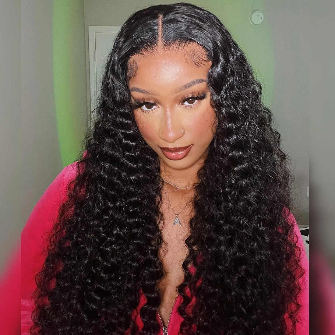 Deep Wave 9x6 Max Part HD Lace Glueless Wigs Human Hair Pre Plucked Wigs Super Sale