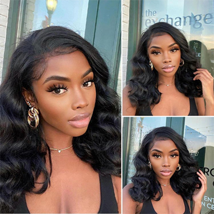 Loose Body Wave Short Bob Wig Pre Plucked HD Lace Human Hair Wig Beginner Friendly Glueless Super Sale