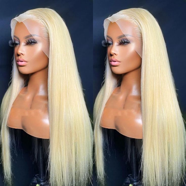 Minice 13x4 Lace Front Wig Straight Blonde 613 Human Hair Wigs For Women Cosplay Hair Pre Plucked