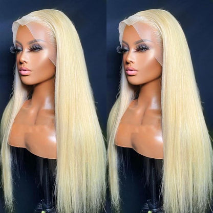 Minice 13x4 Lace Front Wig Straight Blonde 613 Human Hair Wigs For Women Cosplay Hair Pre Plucked