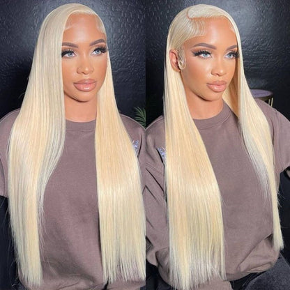 Minice 13x4 Lace Front Wig Straight Blonde 613 Human Hair Wigs For Women Cosplay Hair Pre Plucked