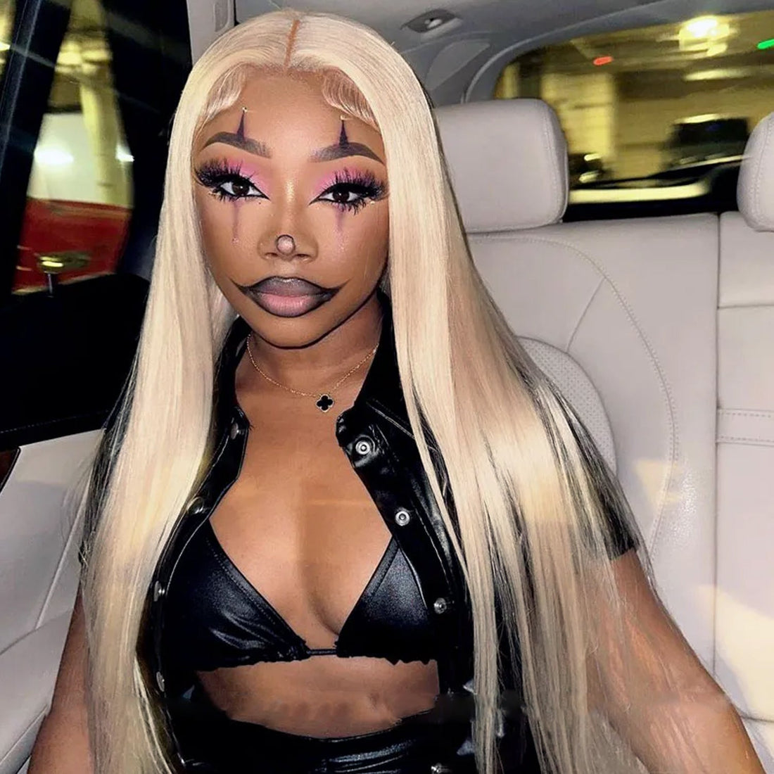 Minice 13x4 Lace Front Wig Straight Blonde 613 Human Hair Wigs For Women Cosplay Hair Pre Plucked