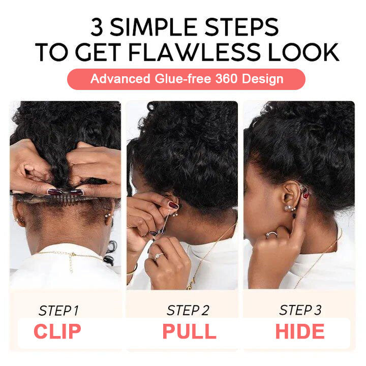 Minice Hair P4/27 highlight Invisible Strap 360 Lace drawstring Bleached Knot Pre-Cut Lace Optional