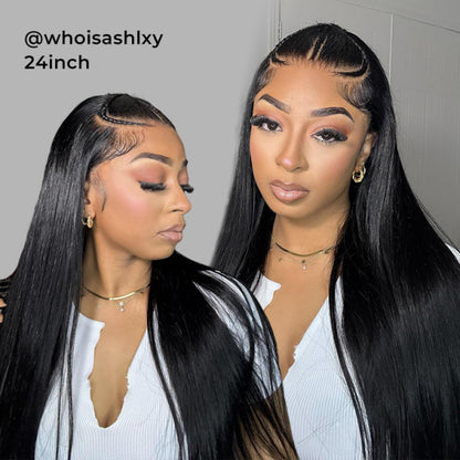 Glueless Pre Braided Wigs Hair Stylist Series 13x4 Straight Hair invisible knot