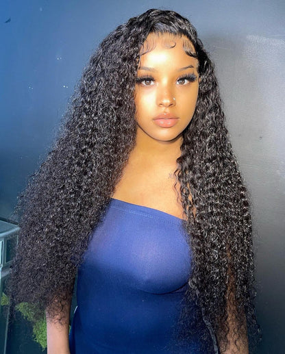 Minice Pre-Bleached Pre-Plucked 13x6 Full HD Lace Water Wave Wig Human Hair