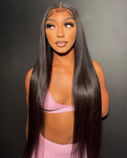 Minice Straight Wigs Human Hair 13x4 Pre-Everything Glueless Wig