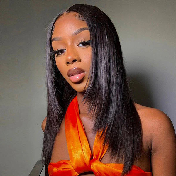 Minice Layered Cut 6x6 Glueless Lace Wig Butterfly Haircut Pre-plucked 100% Human Hair 50% OFF