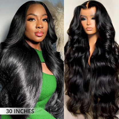 Minice 300% Density Body Wave Transparent Lace Front Wigs Virgin Human Hair 13x4/7x5/6x4 Frontal Lace Wig For Women