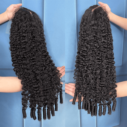 Burmese Curly 13X4/13X6 Lace Frontal Wigs with Spriral Curls HD Transparent Human Hair