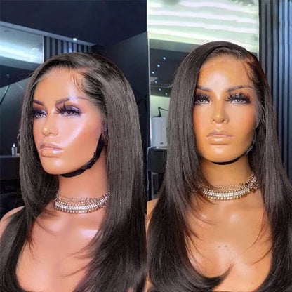 Minice Layered Cut 6x6 Glueless Lace Wig Butterfly Haircut Pre-plucked 100% Human Hair 50% OFF