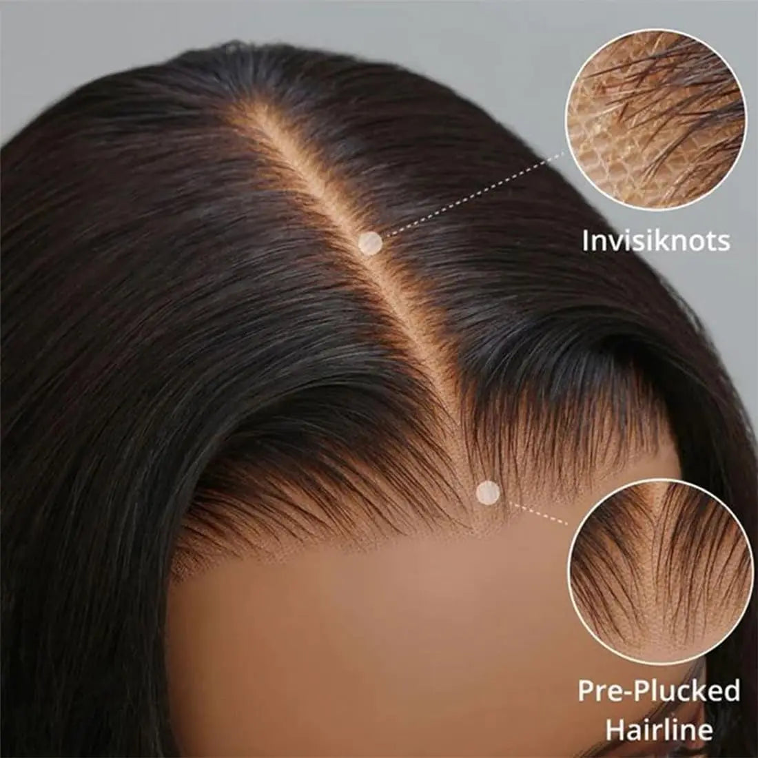 300% Ultra Dense Ready To Go Straight Bob 6X6 Invisible Knot Pre-Cut Lace Glueless Thick Wig