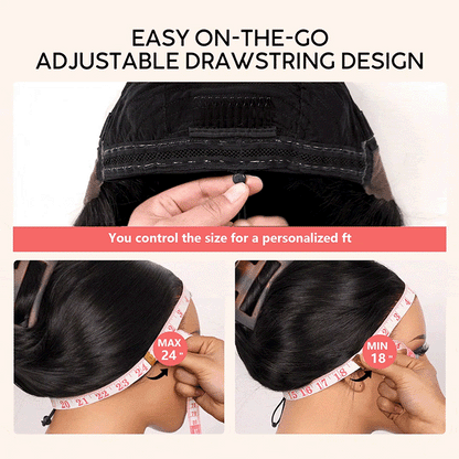 Flash Sale Yaki Straight Put On and Go Glueless Wig 6x4.5/13x4 Bye Bye Knots Pre-Cut Lace Light Kinky Straight